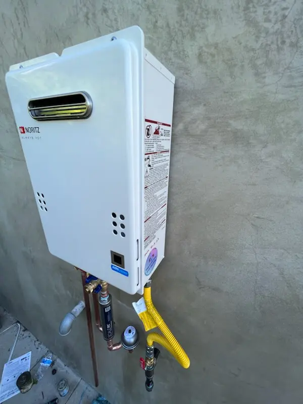 Tankless water heater installation for Toddville homes